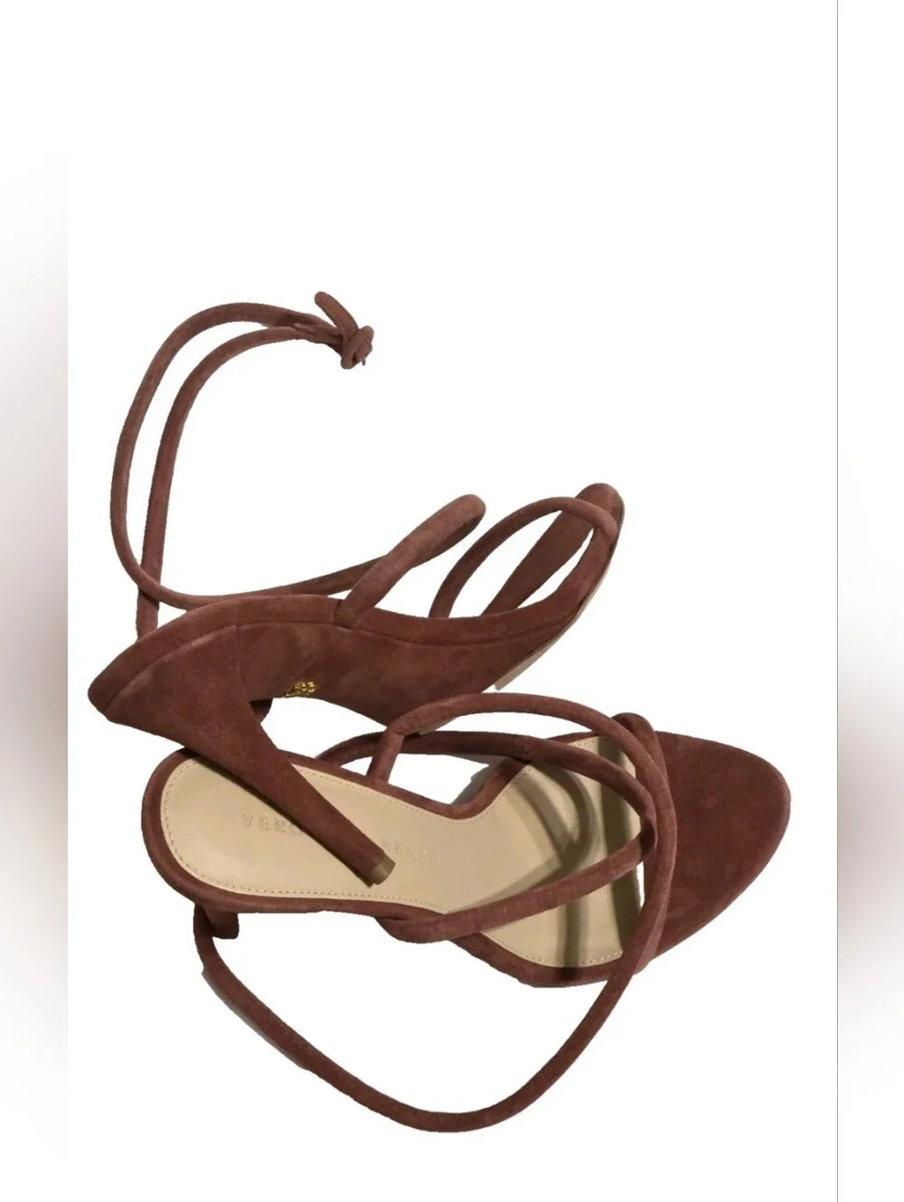Veronica Beard Marceline Redwood Suede Sandal